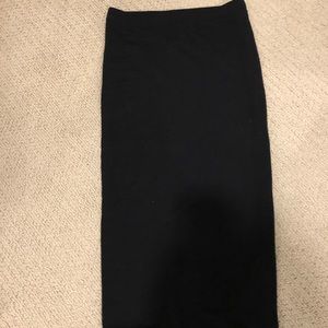 Express stretch high waist fitted pencil skirt